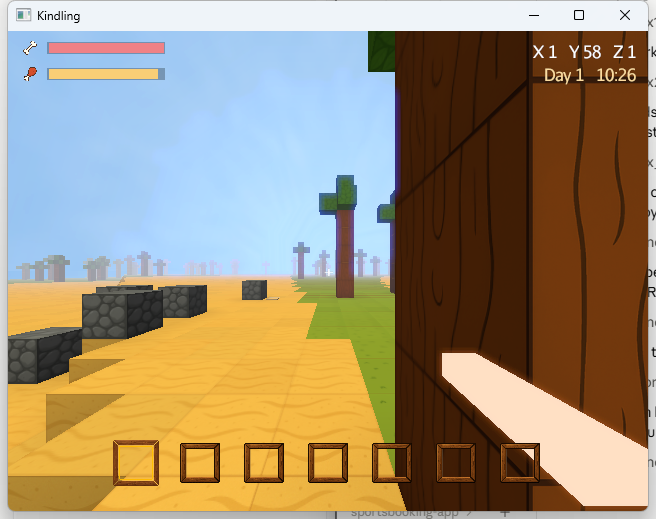 Desert dunes in Kindling