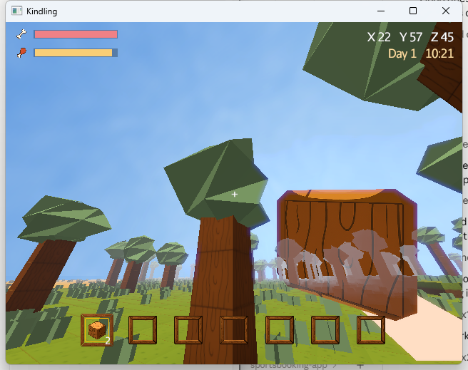 Forest at daytime in Kindling